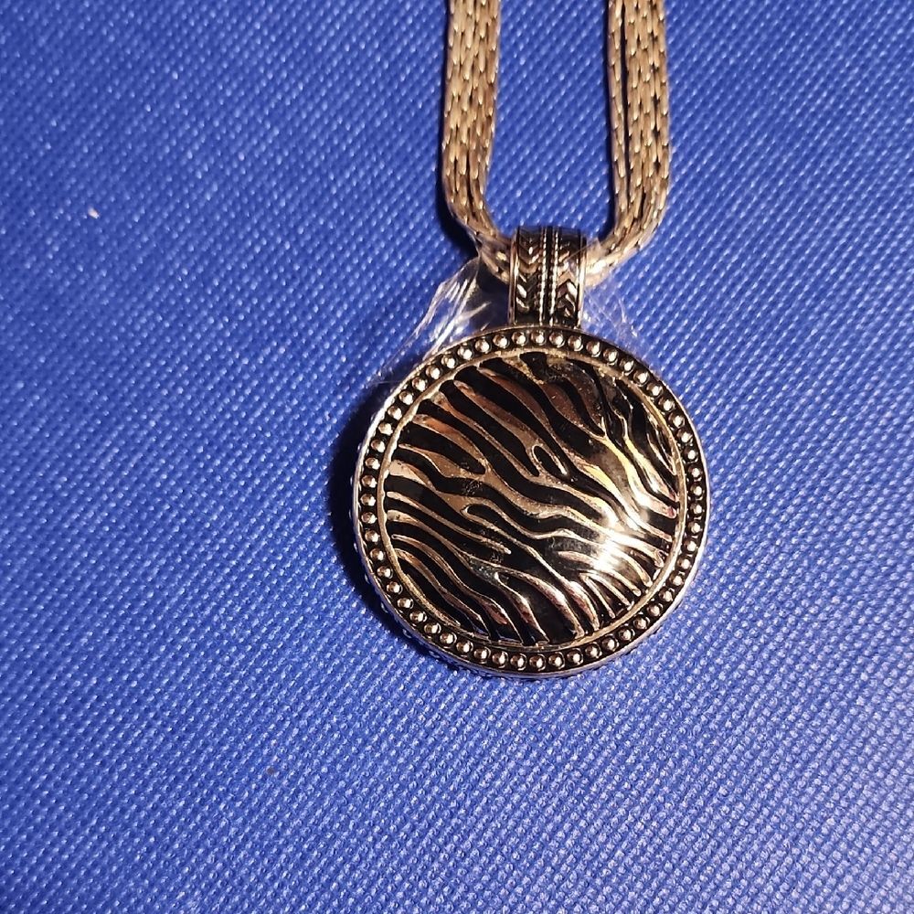 Elegant 16 Inch Silver Pendant Necklace